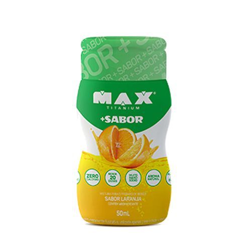 + Sabor - 1 Unidade de 50ml cada Sabor Laranja - Max Titanium