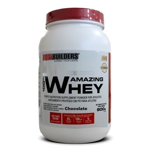 100% Amazing Whey - 900g Chocolate - BodyBuilders