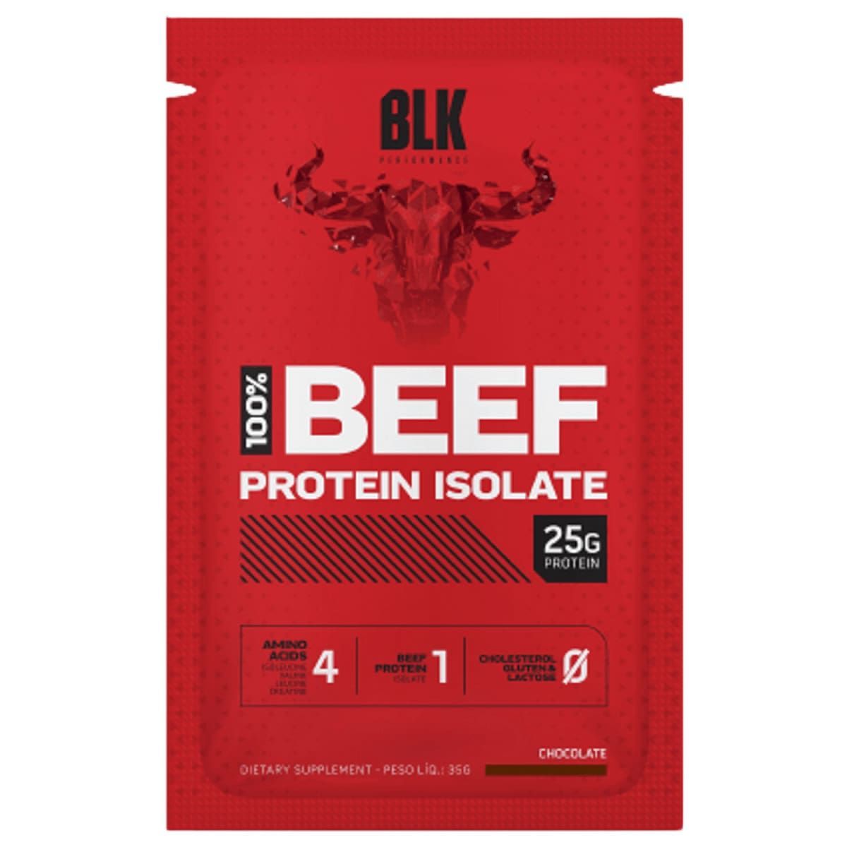 100% Beef Protein Isolate - 1 Sach� de 35g Chocolate - Blk Performance