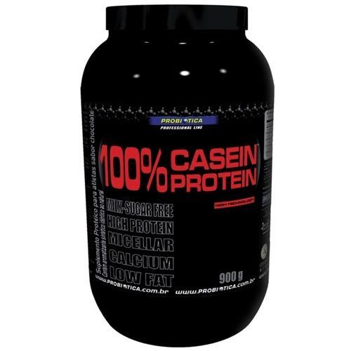 100% Casein Protein - Morango 900g - Probi�tica