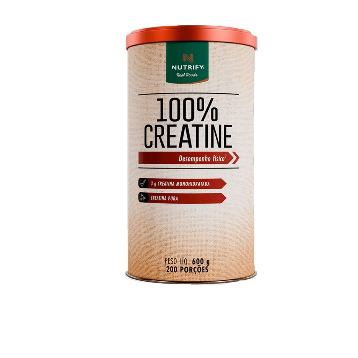 100% Creatine - 600g Natural - Nutrify