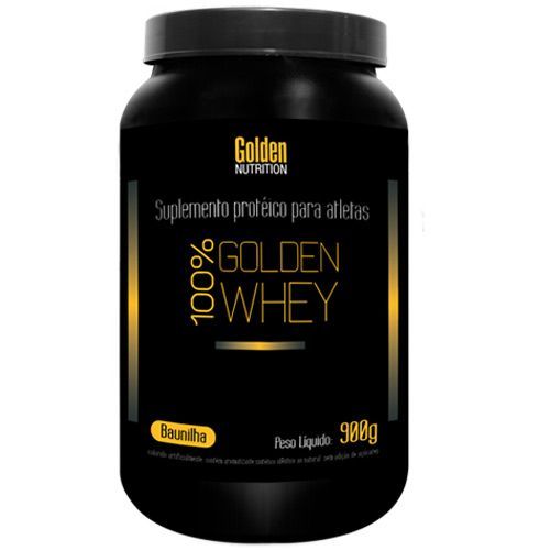 100% Golden Whey - 900g Baunilha - Golden Nutrition