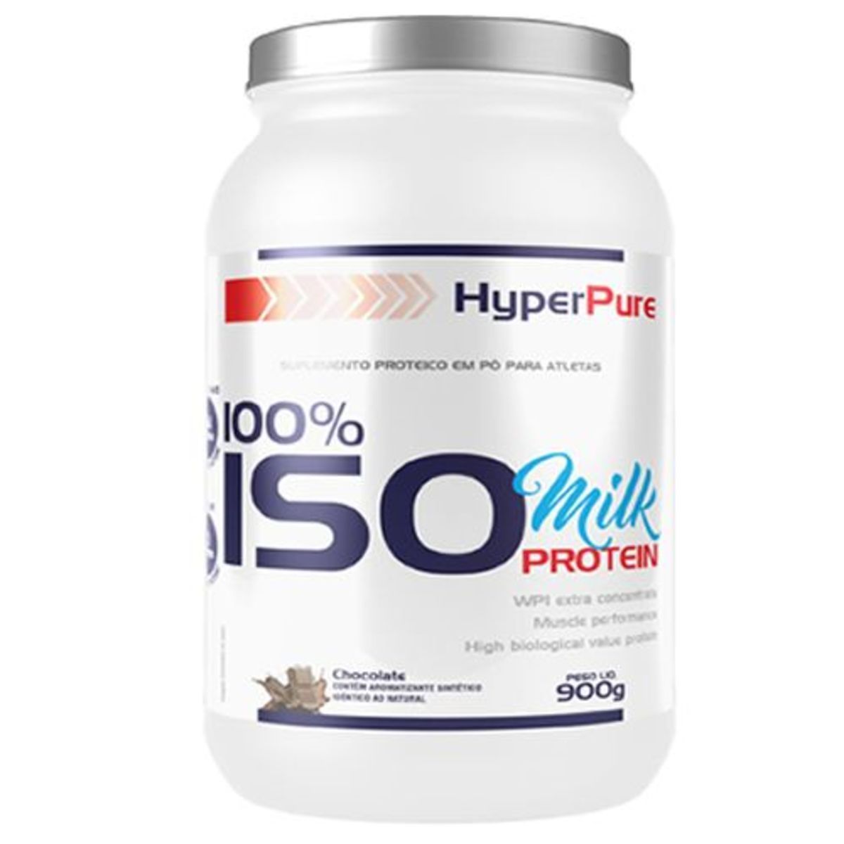 100% Iso Milk Protein - 900g Chocolate - HyperPure*** Data Venc. 30/06/2020
