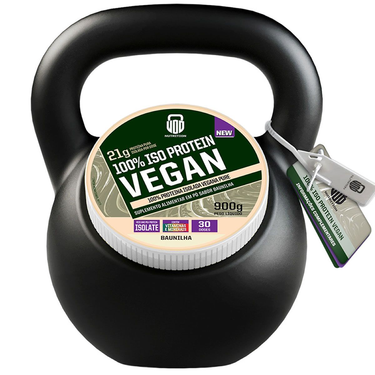 100% Iso Protein Vegan - 900g Baunilha - Wod Nutrition