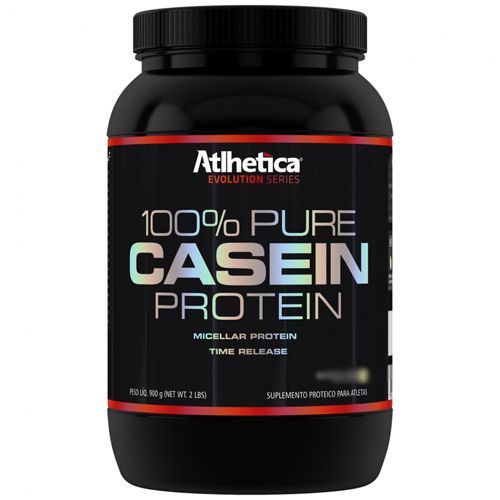 100% Pure Casein Protein - 900g Morango - Atlhetica