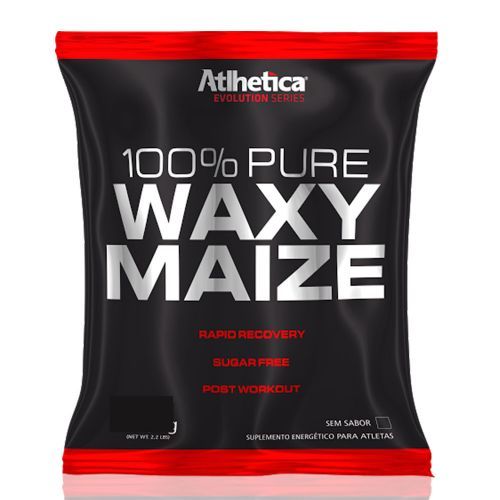 100% Pure Waxy Maize - 1000g Refil Sem Sabor - Atlhetica Nutrition