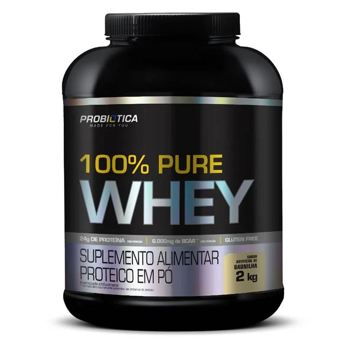 100% Pure Whey - 2000g Baunilha - Probiotica