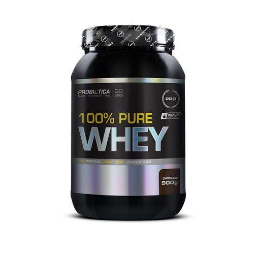 100% Pure Whey - 900g - Chocolate - Probi�tica **NETSHOES