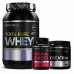 100% Pure Whey - 900g Natural + Creatina 300g + BCAA 60 Tabletes - Probi�tica