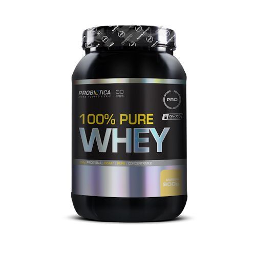 100% Pure Whey - Baunilha 900g - Probi�tica **NETSHOES
