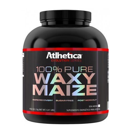100% Pure Waxy Maize - 2000g Sem Sabor - Atlhetica Nutrition