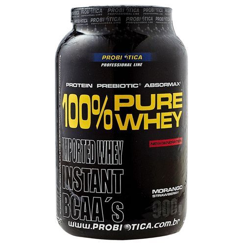 100% Pure Whey - Morango 900g - Probi�tica