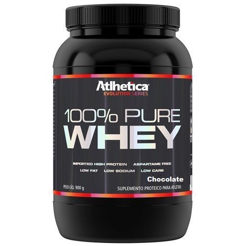 100% Pure Whey Protein Evolution Series Low Carb - 900g Chocolate - Atlhetica Nutrition