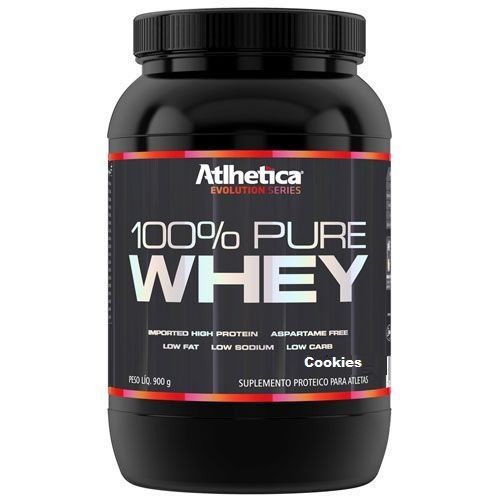 100% Pure Whey Protein Evolution Series Low Carb - 900g Cookies & Cream - Atlhetica Nutrition