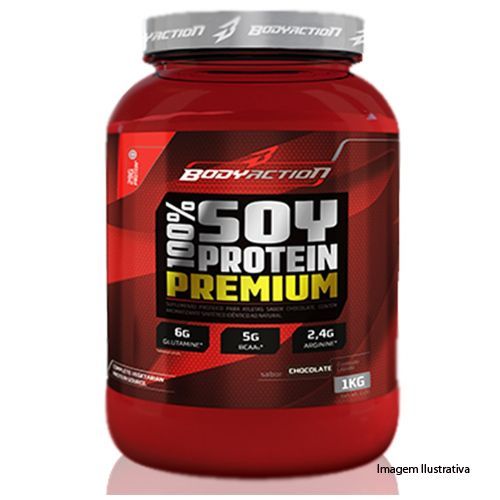 100% Soy Protein Premium - 1Kg Sabor Cookies & Cream - BodyAction