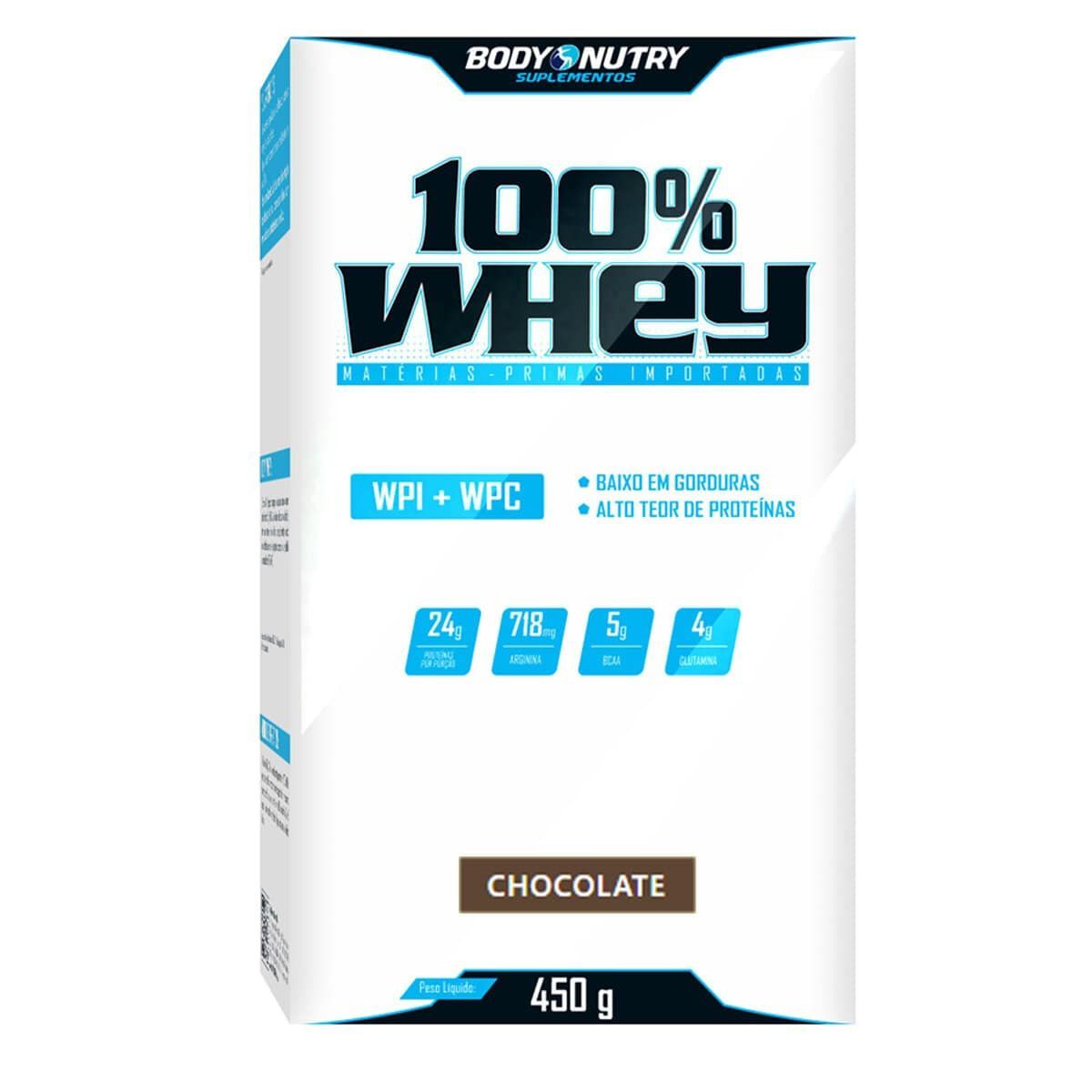 100% Whey  - 450g Chocolate - Body Nutry