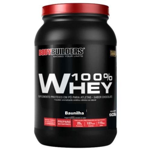 100% Whey - 900g Baunilha - BodyBuilders*** Data Venc. 31/10/2019