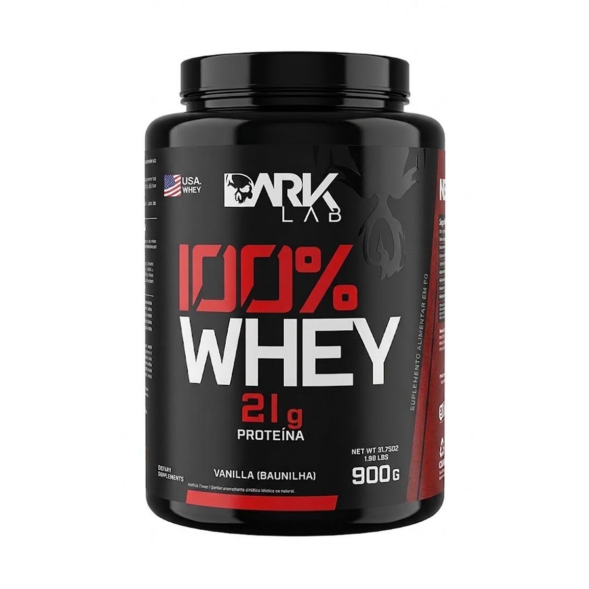 100% Whey - 900g Baunilha - Dark Lab