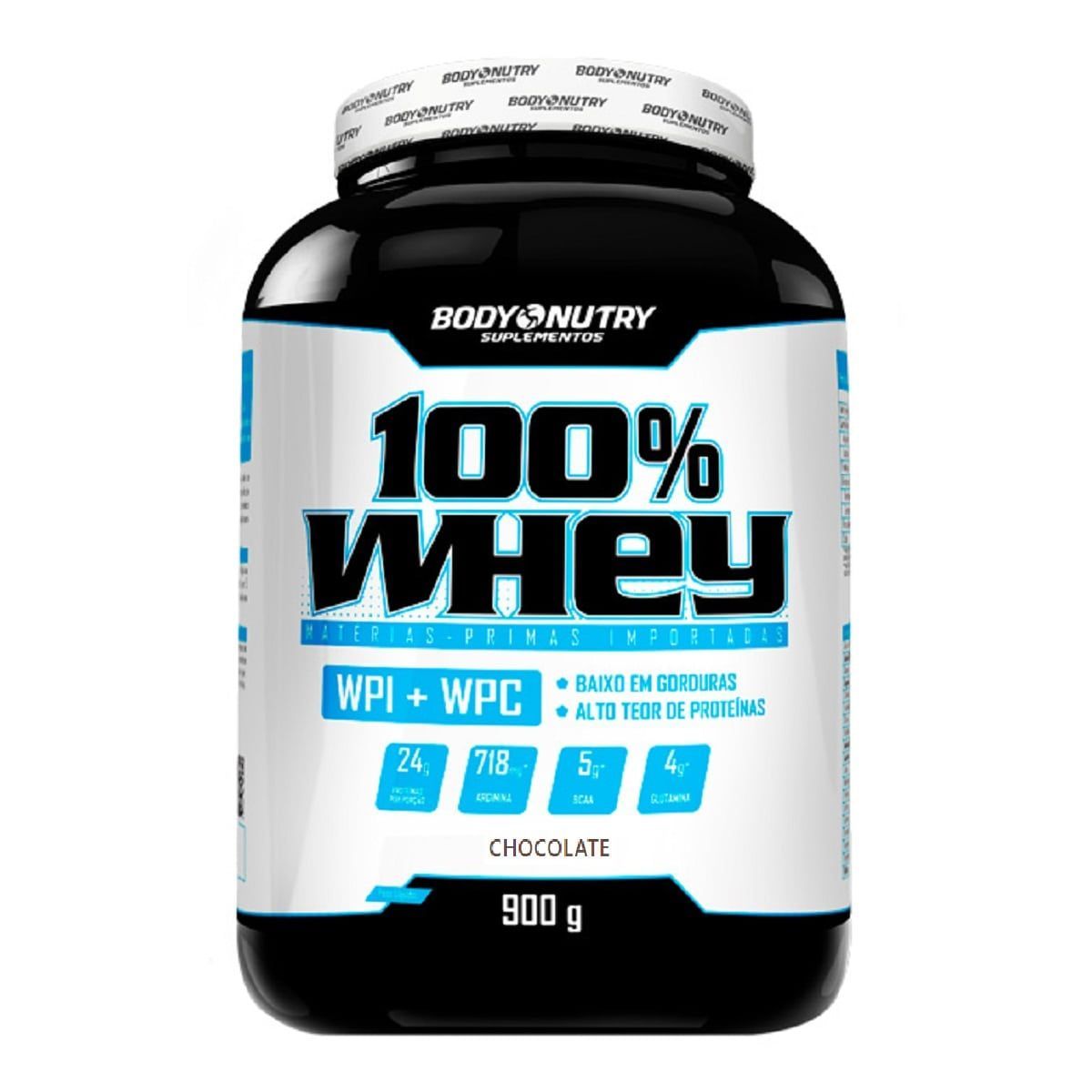 100% Whey - 900g Chocolate - Body Nutry
