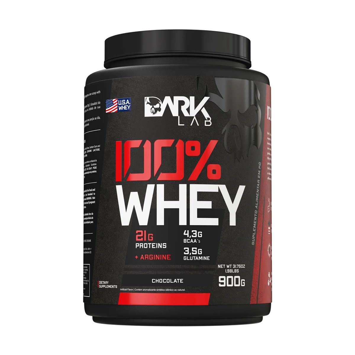 100% Whey - 900g Chocolate - Dark Lab