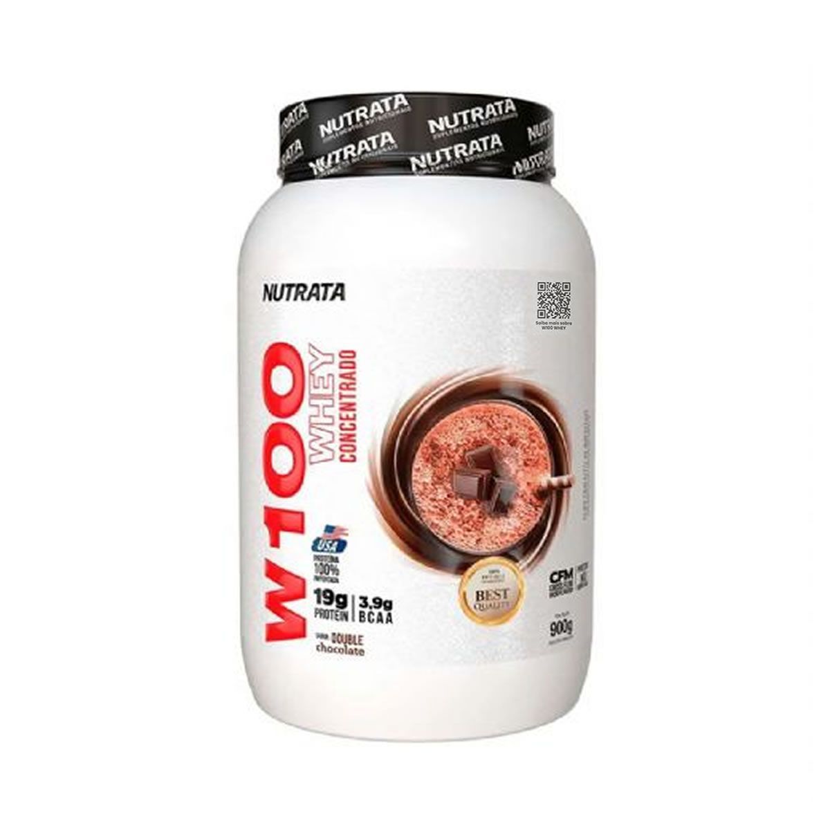 100% Whey - 900g Chocolate - Nutrata
