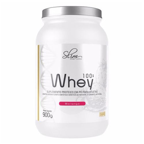 100% Whey - 900g Morango - Slim Weight Control