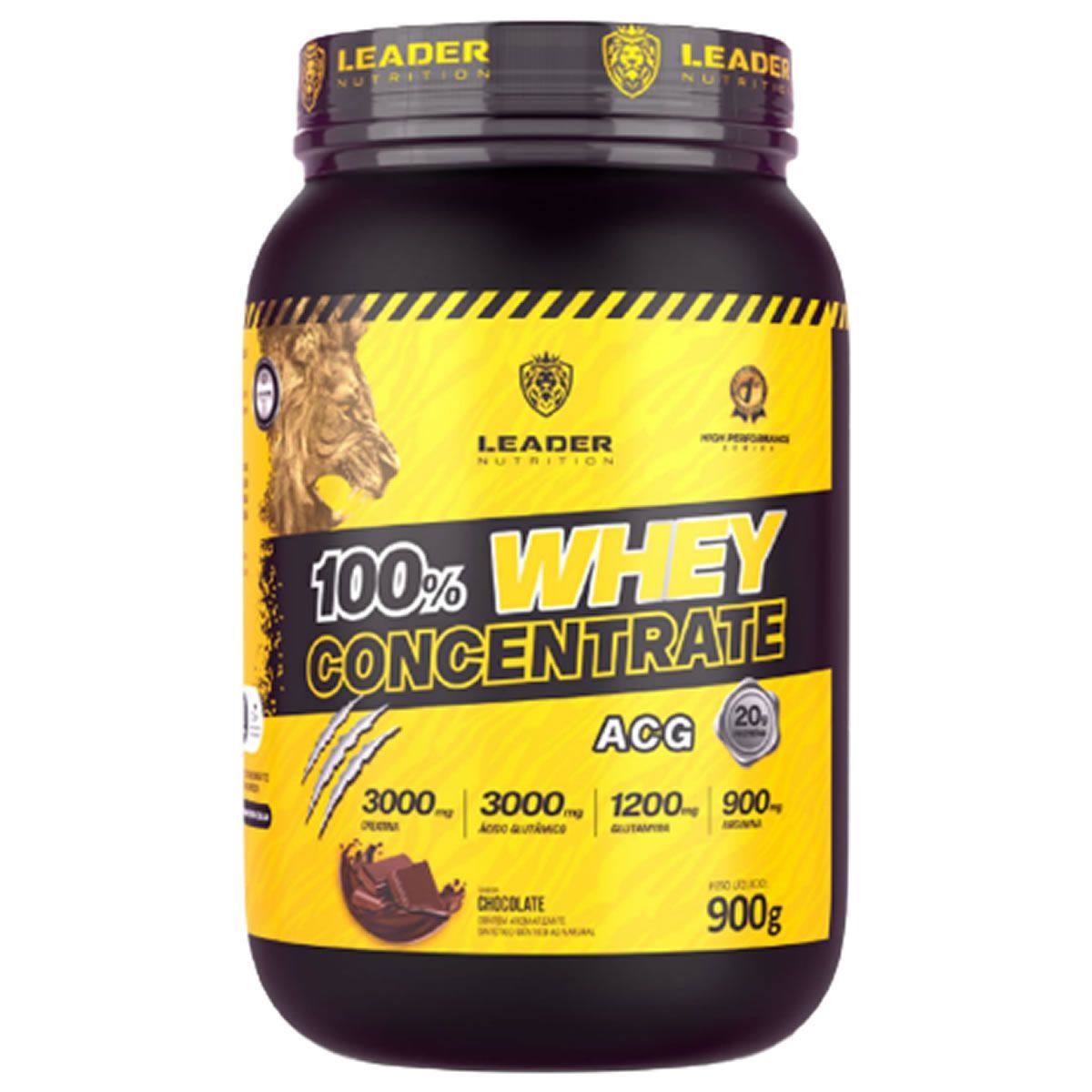 100% Whey Concentrate ACG - 900g Chocolate - Leader Nutrition
