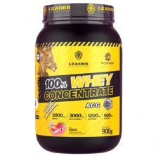 100% Whey Concentrate ACG - 900g Morango - Leader Nutrition