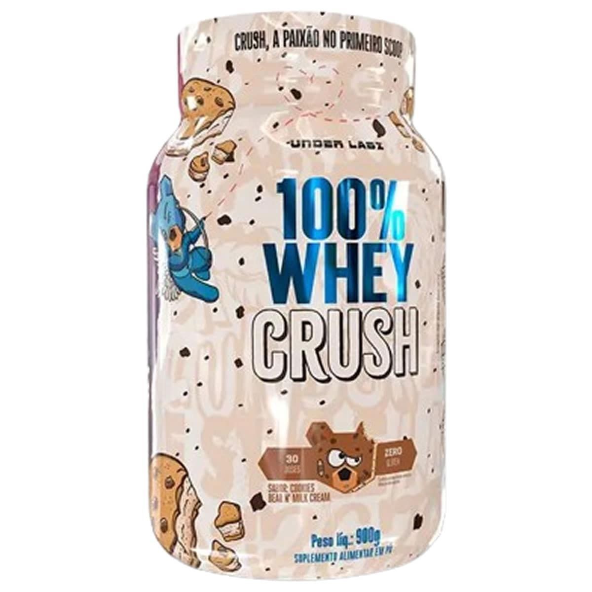 100% Whey Crush - 900g Cookies Bear & Milk Cream - Under Labz