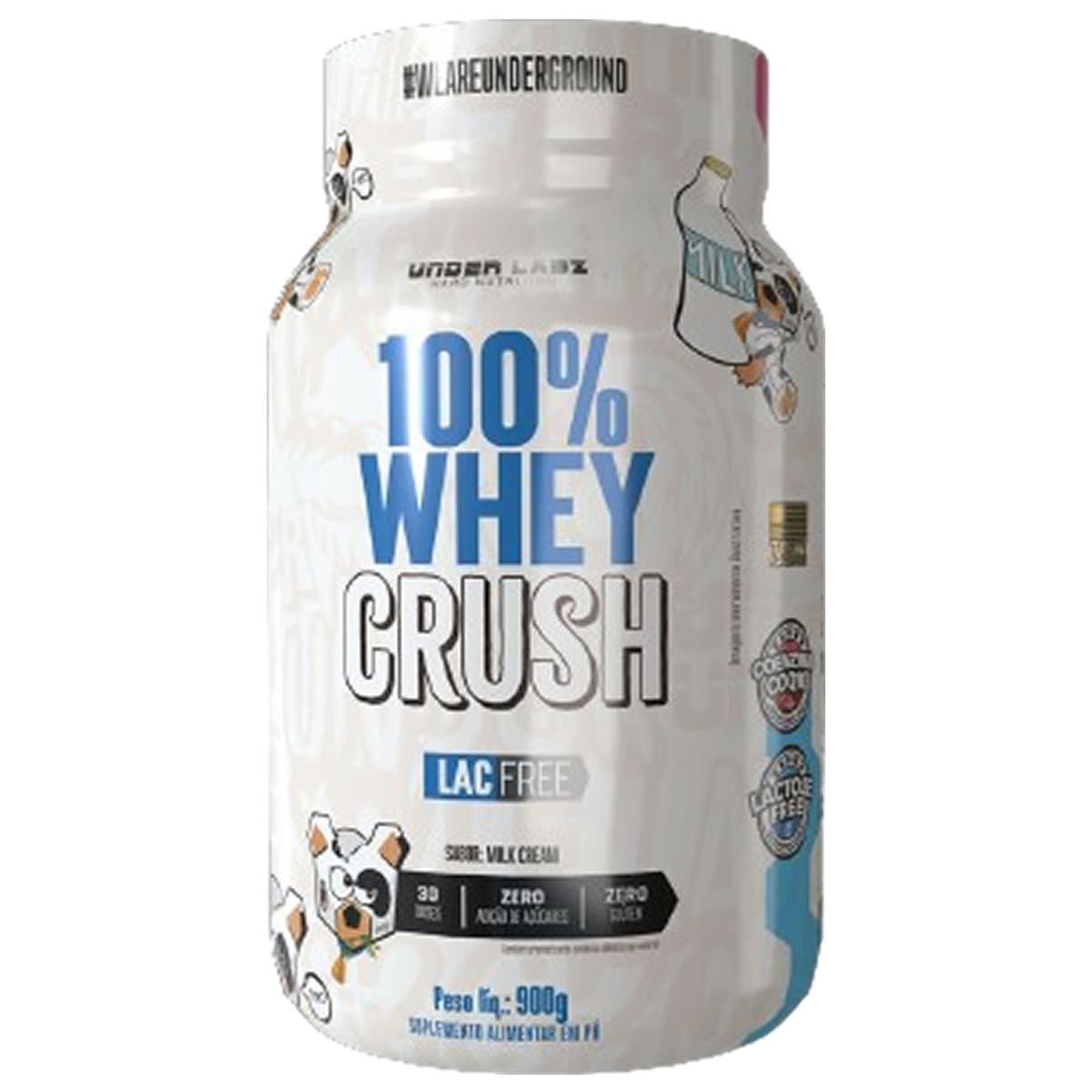 100% Whey Crush - 900g Milk Cream - Under Labz