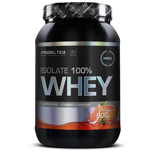 100% Whey Isolate - 900g Laranja - Probiotica