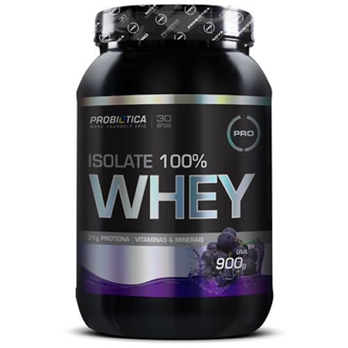 100% Whey Isolate - 900g Uva - Probiotica
