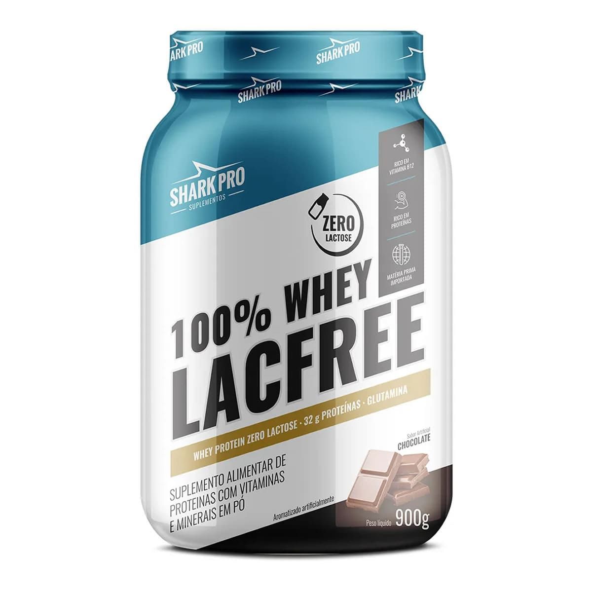 100% Whey LacFree - 900g Chocolate - Shark Pro