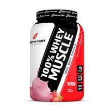 100% Whey Muscle - 900g Morango - BodyAction