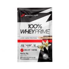 100% Whey Prime - 1 Sach� 30g Baunilha - BodyAction*** Data Venc. 30/09/2025