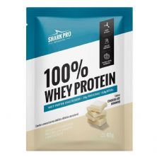 100% Whey Protein - 1 Sach� 40g Chocolate Branco - Shark Pro