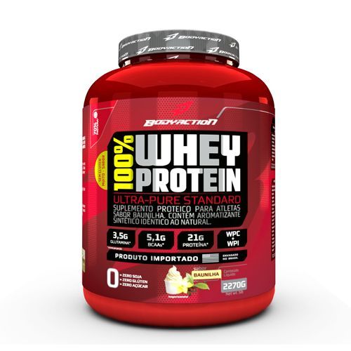 100% Whey Protein - 2270g Baunilha - BodyAction