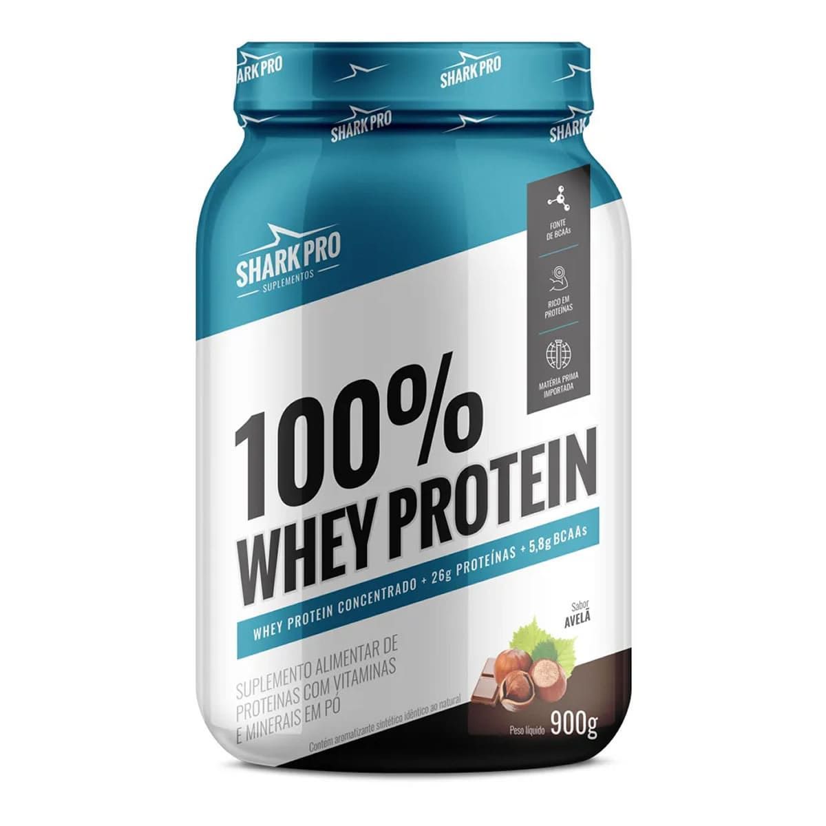 100% Whey Protein - 900g Avel� - Shark Pro