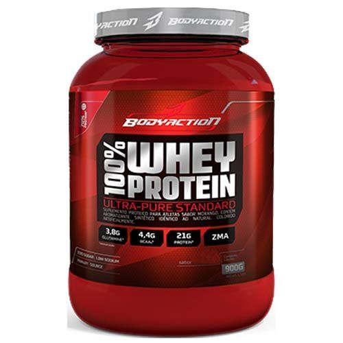 100% Whey Protein - 900g Chocolate - BodyAction
