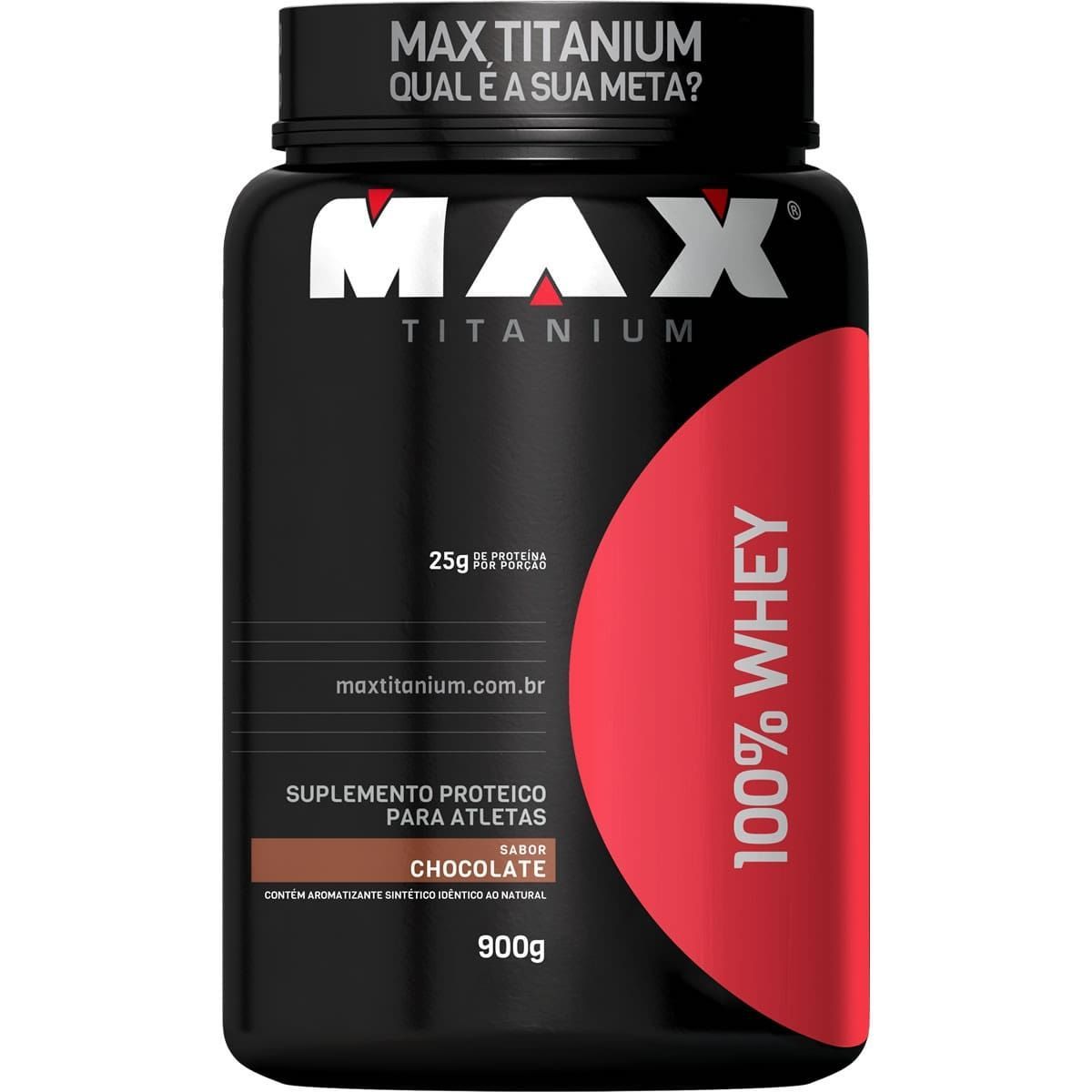 100% Whey Protein - 900g Chocolate - Max Titanium