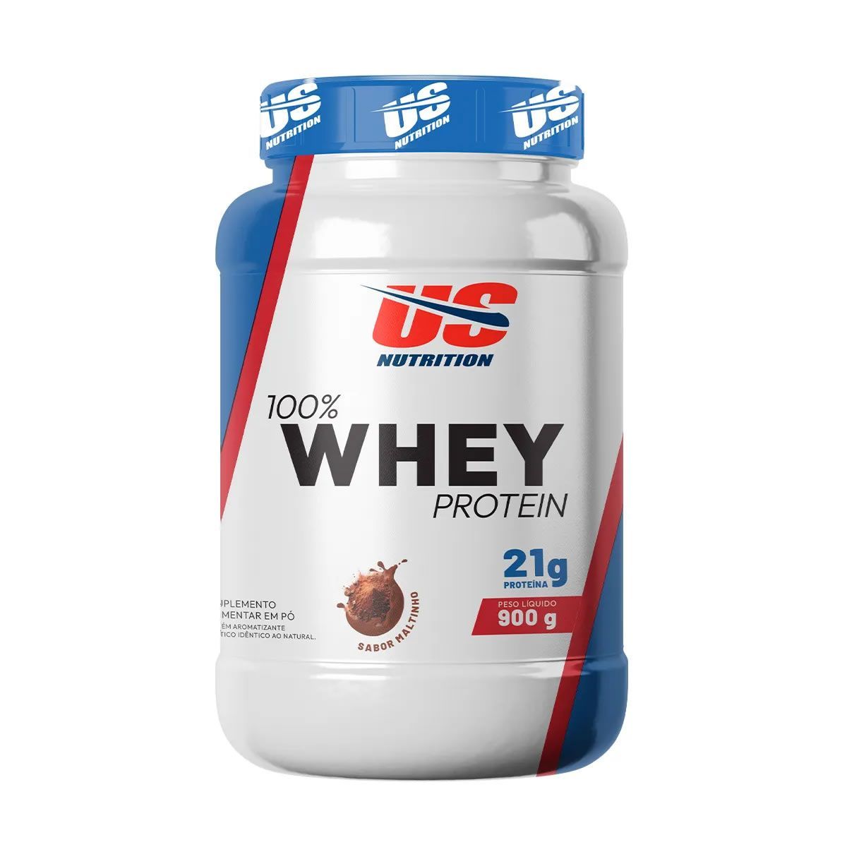 100% Whey Protein - 900g Maltinho - Us Nutrition