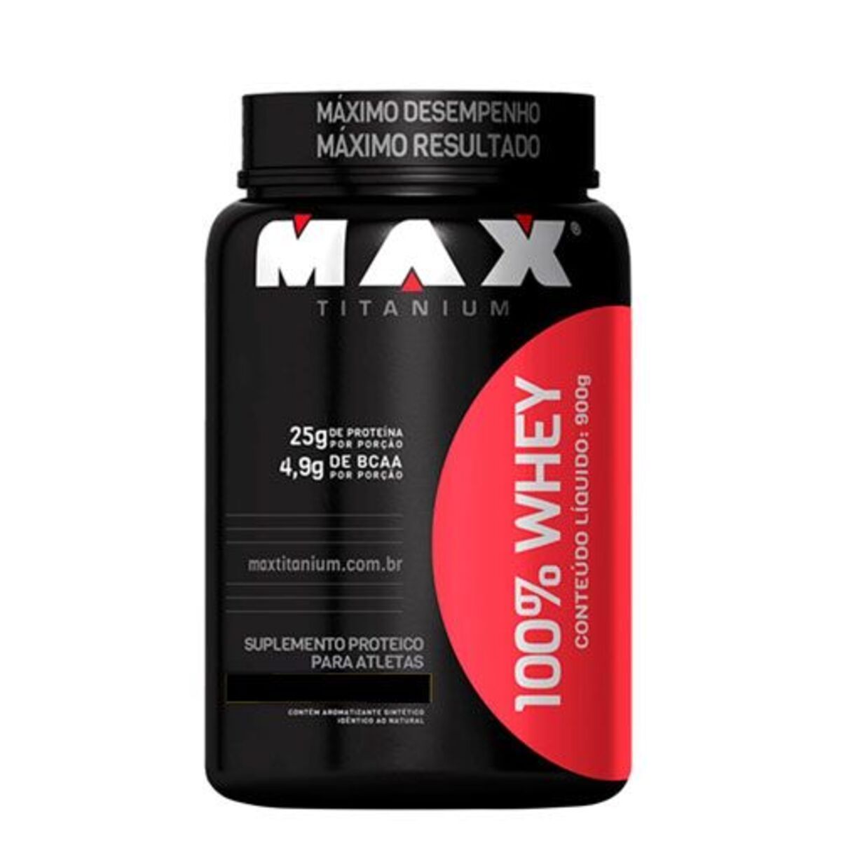 100% Whey Protein - 900g Vitamina de Frutas - Max Titanium