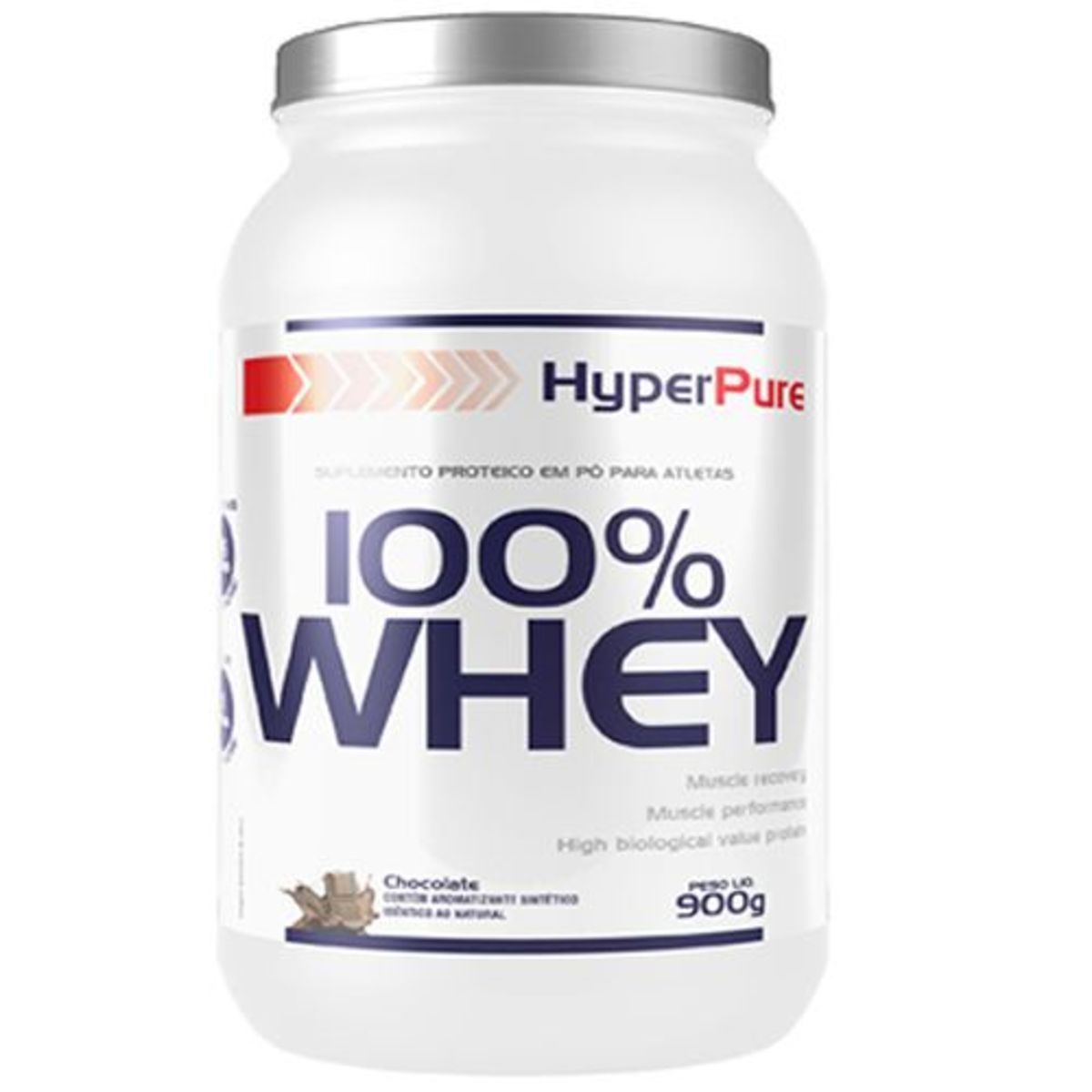 100% Whey Protein Concentrado - 900g Chocolate - HyperPure