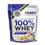 100% Whey Quality Concentrate Protein - 900g Refil Chocolate Branco Com Pistache - Profit