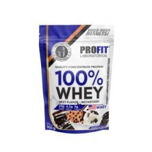 100% Whey Quality Concentrate Protein - 900g  Refil Cookies and Cream - Profit