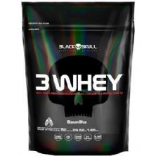 3 Whey Protein - 1800g Refil Baunilha - Black Skull