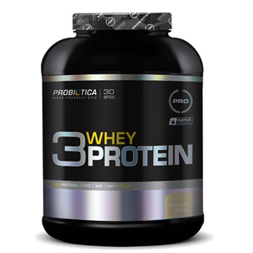 3 Whey Protein - 2000g Baunilha - Probi�tica