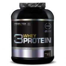 3 Whey Protein - 2000g Chocolate - Probi�tica*** Data Venc. 30/05/2020
