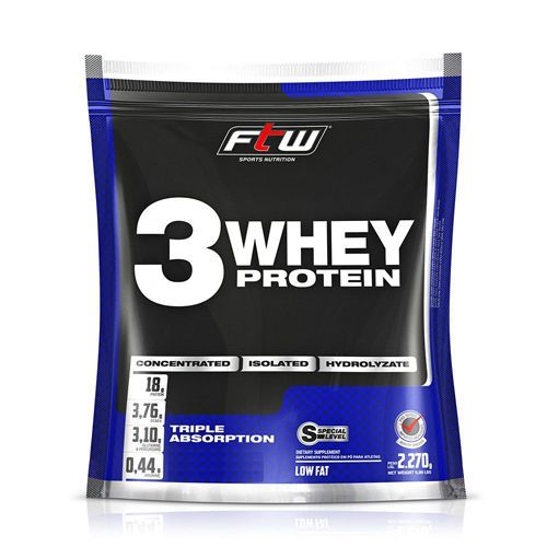 3 Whey Protein - 2270g Swiss Chocolate - FTW