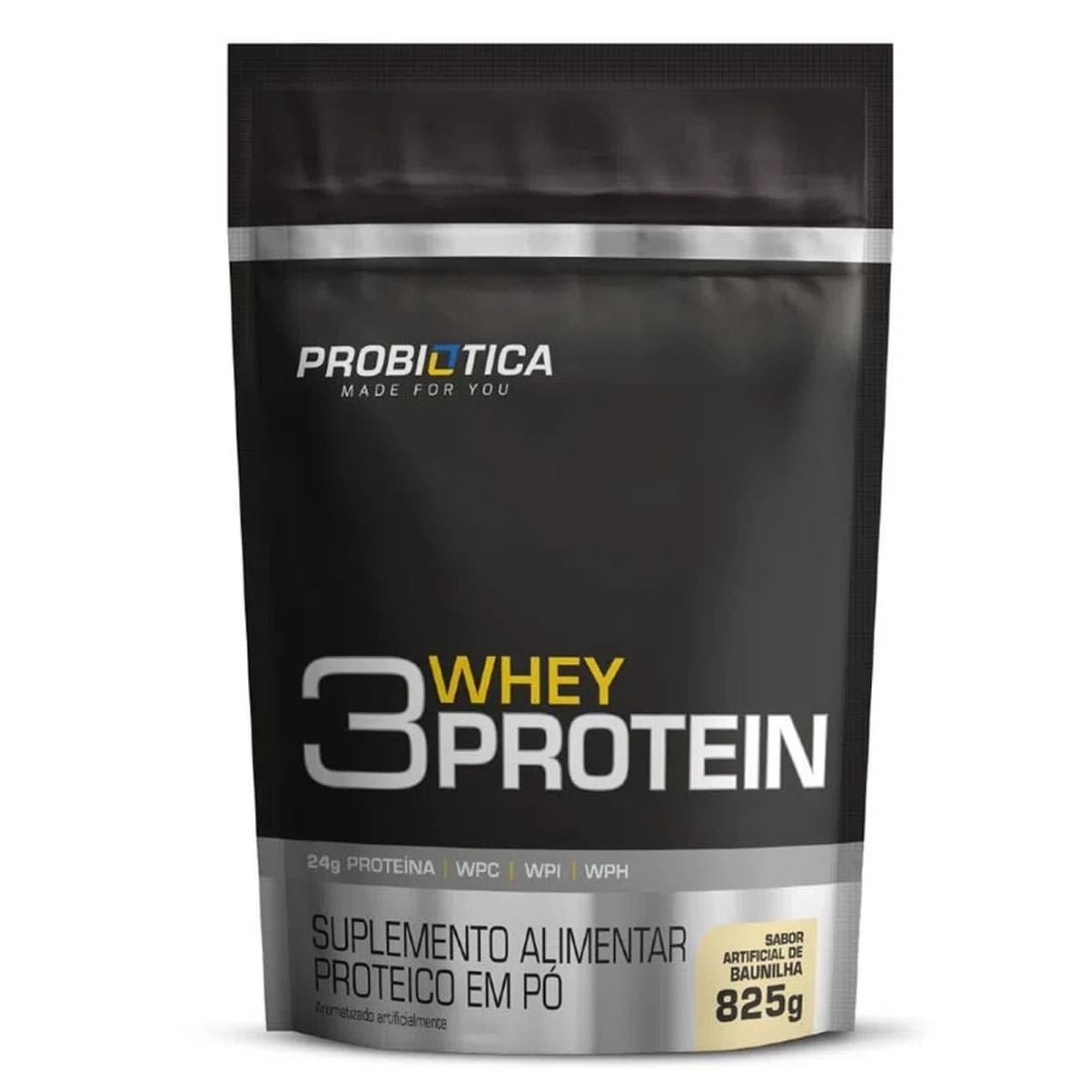 3 Whey Protein - 825g Baunilha - Probi�tica